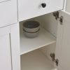 100x40x180cm Simple, With Drawers, With Wine Shelf, Particleboard, Triamine Veneer, Acrylic Door, Sideboard, White