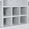 100x40x180cm Simple, With Drawers, With Wine Shelf, Particleboard, Triamine Veneer, Acrylic Door, Sideboard, White