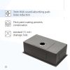 28 Inch Undermount Sink - 28"x18"x10" Gunmetal Black Undermount Kitchen Sink 16 Gauge 10 Inch Deep Single Bowl Kitchen Sink Basin