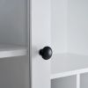 100x40x180cm Simple, With Drawers, With Wine Shelf, Particleboard, Triamine Veneer, Acrylic Door, Sideboard, White