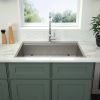 30 Drop In Kitchen Sink - 30 inch Kitchen Sink Topmount Ledge Workstation 18 Gauge Stainless Steel Single Bowl Kitchen Sink