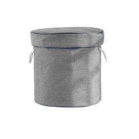 1pc Toy Storage Basket And Play Mat; Waterproof Toy Storage Bag; Large Drawstring Portable Container Storage Organizer; Outdoor Collapsible (Color: Grey)
