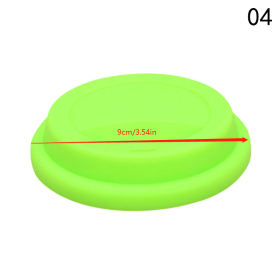 1pc Silicone Drinking Lid; Spill-Proof Cup Lids; Reusable Coffee Mug Lids; Coffee Cup Covers (Color: green)