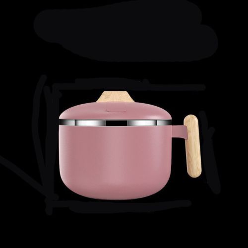 1pc 304 Stainless Steel Instant Noodle Bowl; Large Capacity Instant Noodle Bowl With Lid; Dual-purpose Anti-scalding Portable Tableware; Student Lunch