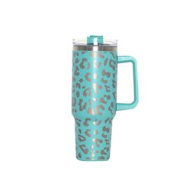 40oz Adventure Quencher Tumbler Thermos Vacuum Cups With Handle Stainless Steel Travel Water Cup Stay Ice Cold Car Coffee Mug (Color: 22, capacity: 1000-1500ml)