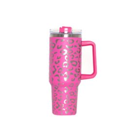 40oz Adventure Quencher Tumbler Thermos Vacuum Cups With Handle Stainless Steel Travel Water Cup Stay Ice Cold Car Coffee Mug (Color: 20, capacity: 1000-1500ml)