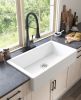 Inch White Farmhouse Sink Deep Apron Sink Undermount Farmhouse Kitchen Sink Single Farm Sink