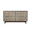 59.84" 4 Doors Vintage Sideboard ,Freestanding Sideboard Storage Cabinet Entryway Floor Cabinet for Living Room Office Bedroom