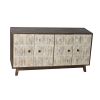 59.84" 4 Doors Vintage Sideboard ,Freestanding Sideboard Storage Cabinet Entryway Floor Cabinet for Living Room Office Bedroom
