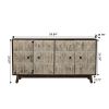 59.84" 4 Doors Vintage Sideboard ,Freestanding Sideboard Storage Cabinet Entryway Floor Cabinet for Living Room Office Bedroom
