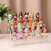 1pc Acrylic Perfume Organizer; Tiered Display Stand; Acrylic Riser Display Shelf; Transparent Multi-layer Model; Blind Box Storage For Cosmetics And J