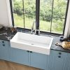 Inch White Farmhouse Sink Deep Apron Sink Undermount Farmhouse Kitchen Sink Single Farm Sink