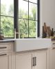 Inch White Farmhouse Sink Deep Apron Sink Undermount Farmhouse Kitchen Sink Single Farm Sink