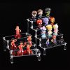 1pc Acrylic Perfume Organizer; Tiered Display Stand; Acrylic Riser Display Shelf; Transparent Multi-layer Model; Blind Box Storage For Cosmetics And J