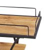 Kitchen Cart 3-Drawer Removable Storage Rack Trolley Cart with Rolling Wheels