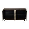 59.84" 4 Doors Vintage Sideboard ,Freestanding Sideboard Storage Cabinet Entryway Floor Cabinet for Living Room Office Bedroom